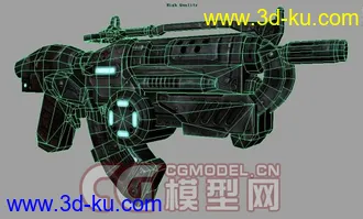 3D打印模型一个战争机器里面的武器.......次时代,大贴图...的图片