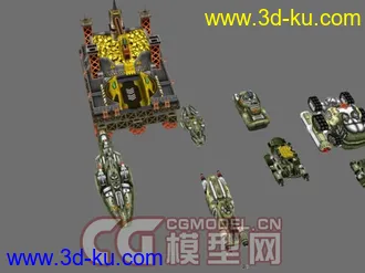红色警戒3（RedAlert3）各国模型大集合 MAX/OBJ版本同步发放 CG模型网首发的图片