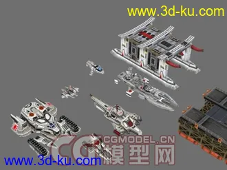 红色警戒3（RedAlert3）各国模型大集合 MAX/OBJ版本同步发放 CG模型网首发的图片