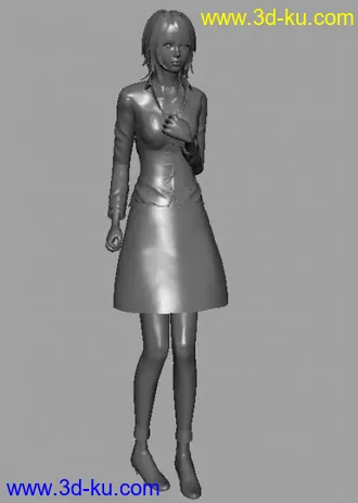 3D打印模型【Ｒ.】某max女女已转maya[转]的图片