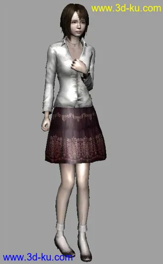 3D打印模型【Ｒ.】某max女女已转maya[转]的图片