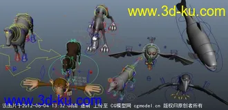 3D打印模型带绑定动物    maya的！的图片