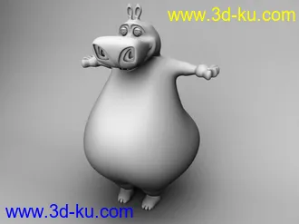 河马细分曲面模型的图片