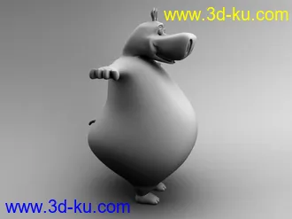 河马细分曲面模型的图片