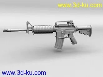 3D打印模型机械枪的图片