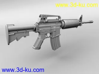 3D打印模型机械枪的图片