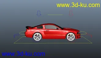 3D打印模型一辆已绑定的超酷轿车的图片