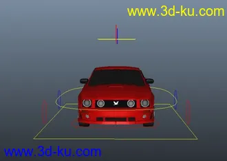 3D打印模型一辆已绑定的超酷轿车的图片