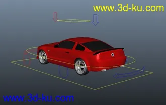 3D打印模型一辆已绑定的超酷轿车的图片