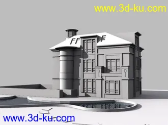 3D打印模型别墅的图片