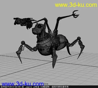 3D打印模型机械狗的图片