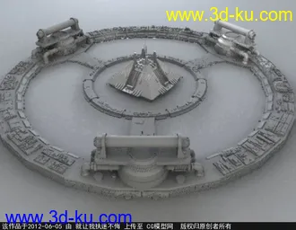 3D打印模型科幻场景的图片