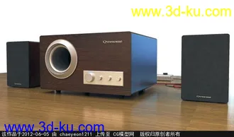 一套音响模型的图片