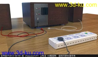一套音响模型的图片