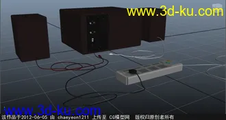 一套音响模型的图片