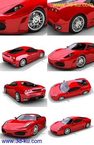 3D打印模型超帅法拉利的图片