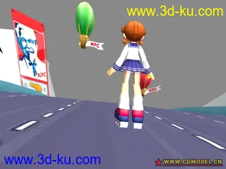 QQ音速模型第二弹（一小LOLI加一场景）的图片