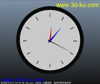 时钟模型及绑定的图片