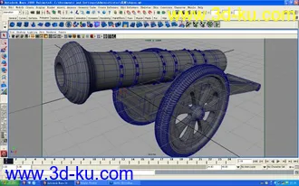 3D打印模型高模大炮的图片