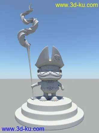 3D打印模型Q版海盗的图片