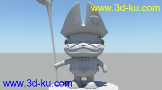 3D打印模型Q版海盗的图片