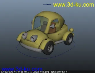 3D打印模型小车的图片
