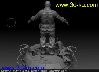3D打印模型老兵的图片