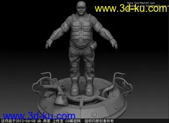 3D打印模型老兵的图片