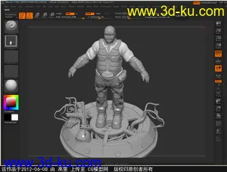 3D打印模型老兵的图片