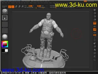 3D打印模型老兵的图片