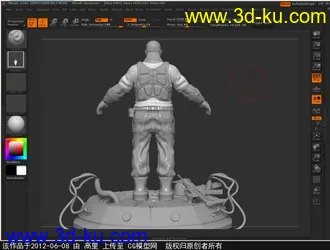 3D打印模型老兵的图片