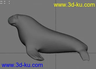 3D打印模型海豹的图片