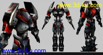 3D打印模型科幻角色机器人的图片