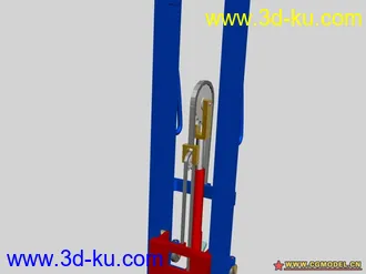 3D打印模型简单叉车原理演示的图片