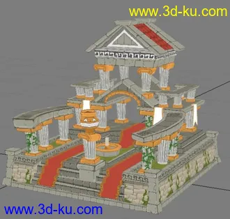 发一个帝国时代Online的宫殿模型，绝对首发的图片