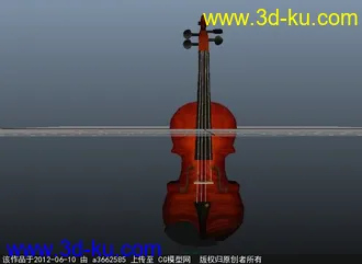 3D打印模型小提琴的图片
