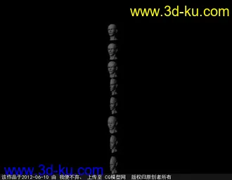 3D打印模型超完整精细人头布线建模教程（求顶）眼睛，耳朵，嘴巴，鼻子，完全布线步骤教程的图片