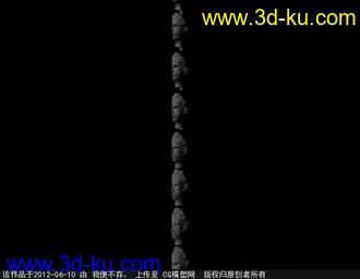 3D打印模型超完整精细人头布线建模教程（求顶）眼睛，耳朵，嘴巴，鼻子，完全布线步骤教程的图片