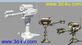 一个简单的机械模型。的图片