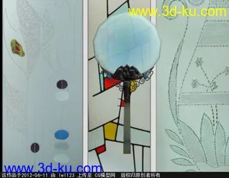 3D打印模型放大镜一枚的图片