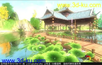 3D打印模型以前做的剑网三小场景的图片