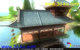 3D打印模型以前做的剑网三小场景的图片
