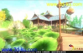 3D打印模型以前做的剑网三小场景的图片