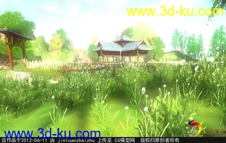 3D打印模型以前做的剑网三小场景的图片