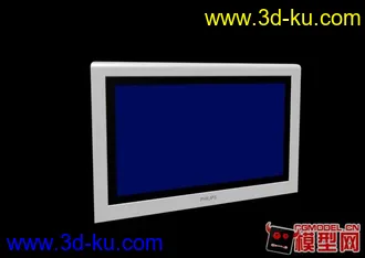 最新大尺寸液晶电视机3D模型的图片