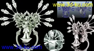 3D打印模型千手的图片