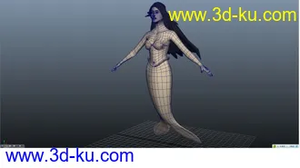 3D打印模型美人余的图片