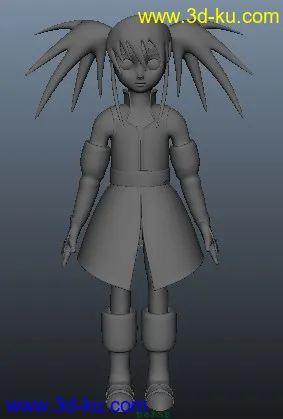 3D打印模型我做的妹子大家指点下啊的图片