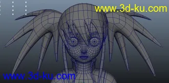 3D打印模型我做的妹子大家指点下啊的图片