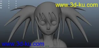 3D打印模型我做的妹子大家指点下啊的图片